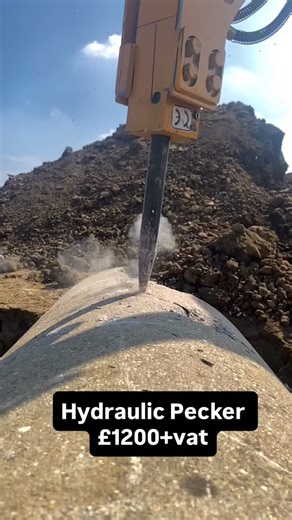 Hydraulic breakers to suite micro & mini diggers up to 3 ton £1200 vat #daxindustries #minidigger #pecker #hydraulicbreaker | Dax Industries