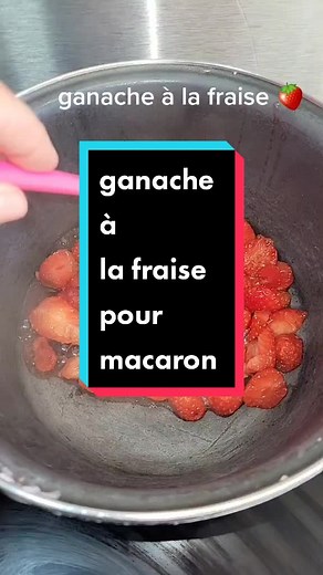 Recette de ganache à la fraise pour macarons