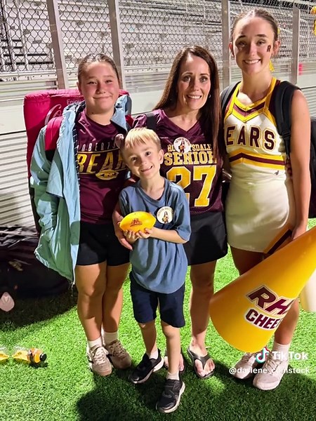 Last season of Friday night lights with my girl. 📣💛 #senioryear #mygirl #23