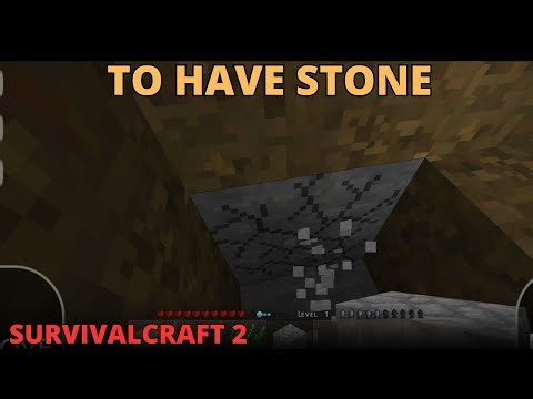 TUTORIAL HOW TO GET STONE ON SURVIVAL CRAFT 2/ Get stone survivalcraft 2 tutorial