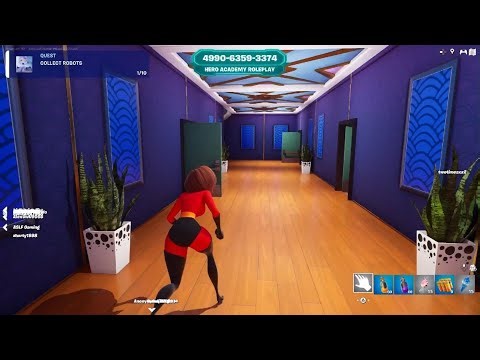 My hero RP map robot locations - Fortnite creative mode