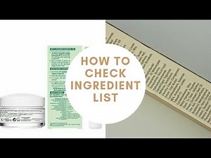 INGREDIENT |How to check/read ingredient list of any product easily |How to use incidecoder
