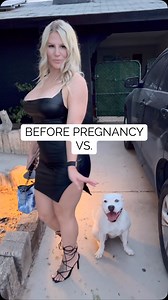 COMMENT “GRIT” and I will send you my Mama Meals High Protein Snackbook! Before pregnancy vs. after #beforeandafter | Ellie