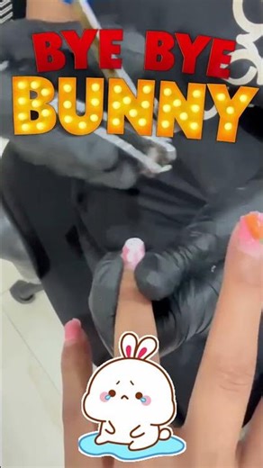 🐰BYE BYE BUNNY 🐰| Nail Design #shorts
