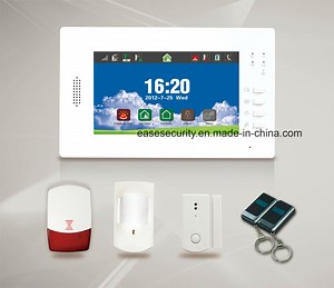 [Hot Item] Touch Screen Intrusion Alarm System with Cid Protocol Supported (ES-X6)