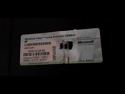 Windows vista Home Premium product key