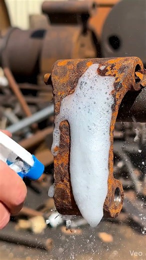Rust Removal on Engine Mount