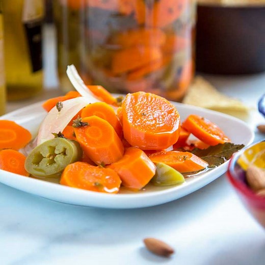 Mexican Pickled Carrots + Video