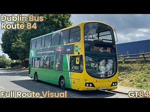 Dublin Bus | Route 84 - Full Route Visual | Newcastle to Blackrock | GT84