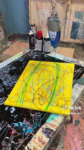 DISH SOAP IN A PAINTING???