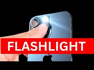 How to Turn On the Flashlight on the iPhone 15 Pro Max