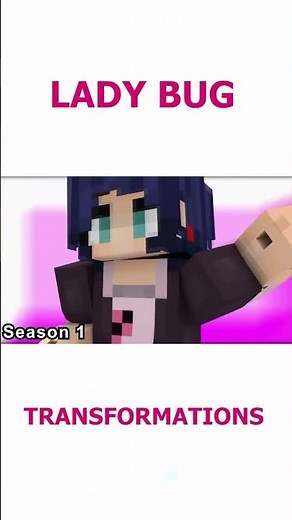 Every Miraculous Ladybug Transformations in minecraft