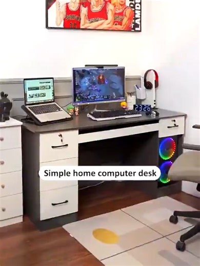 ARDOR Simple Modern Computer Desk Minimalist Study Desk Home Desk With Drawer Cabinet | Lazada PH