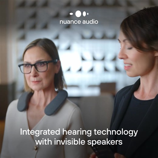 Try Nuance Audio Glasses: the new all-in-one hearing and vision solution with bulit-in invisible hearing solution. | Nuance Audio