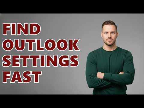 Where Do I Find My IMAP Settings For Outlook?