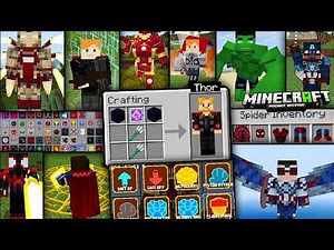 🔥NEW MARVEL SUPER HEROES MOD FOR MINECRAFT PE 😍| MCPE 1.21+