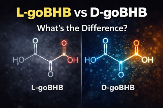 The Difference Between L-BHB and D-BHB