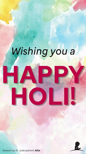46K views · 292 reactions | Holi is an ancient Hindu festival celebrating the arrival of spring and the passing of winter, also known as the Festival of Colors or the Festival of Love. Wishing a very colorful and joyous Holi to everyone celebrating today.  | St. Jude Children's Research Hospital | Facebook
