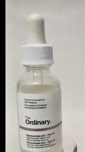 ✨ The Ordinary Niacinamide 10% + Zinc 1% | Honest Review 🤍 #shorts