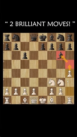 How to Checkmate in Just 10 Moves With 2 Brilliant Moves! ♟️🔥 #chess #strategy