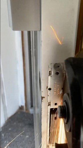 Replacing a mortise lock cylinder assembly on a commercial door. #HandsomeOrHandy #Locksmith￼