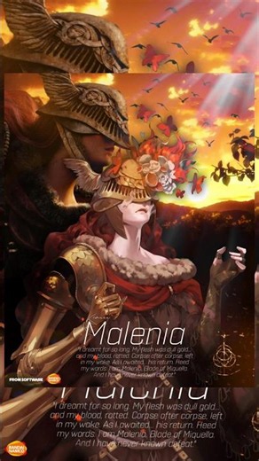 Speed Art - Wallpaper Malenia Eden Ring #viral #art #fyp