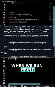 How to access values in dictionary #coding #python #programming