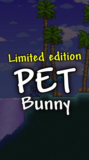 This is how to get the pet bunny in Terraria WITHOUT the collector's edition 🌳🐇 #gaming #terraria #terrariamemes #terrariagameplay #relogic #terrariamobile