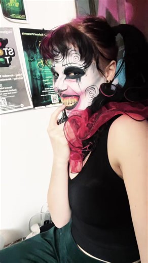 It’s hard… #makeup #clown #fyp #contacts #creepy | Clown Makeup