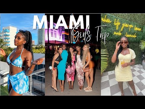 summer girls trip to miami: south beach, brickell, kayaking, ocean drive, & more!