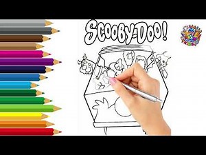 Draw Scooby-Doo & the Mystery Machine | Easy Step-by-Step Drawing for Kids#kids