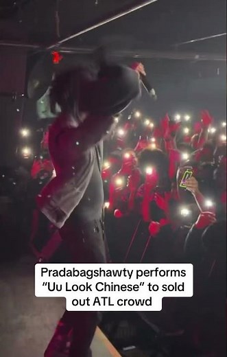Pradabagshawty performs “Uu Look Chinese” to sold out ATL crowd #undergroundrap #pradabagshawty