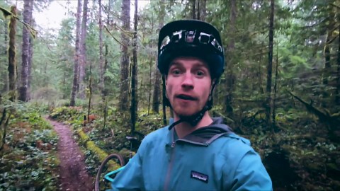 High-Speed Downhill and Big Air Moments on the Trail