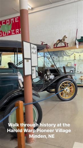 Take a trip through time at the Harold Warp Pioneer Village in Minden, NE. With over 300 automobiles, 26 buildings of various historical items, a recently restored carousel, and so much more there is sure to be something for you to enjoy! | Harold Warp Pioneer Village