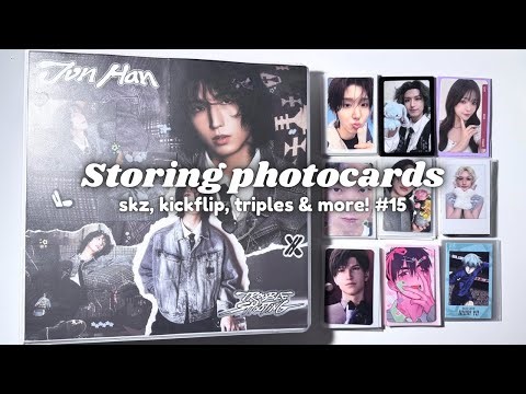 Storing photocards! #15 ft. straykids, kickflip, lads, alien stage & more!