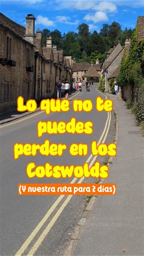 ¿Habías oído hablar de los Cotswolds?