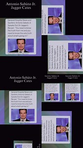 Do you think that General Hospital should have tried to get Antonio Sabato Jr back in the Jagger role? | General Hospital Blog