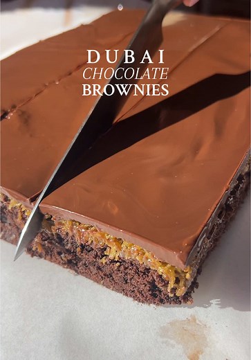 Delicious Dubai Chocolate Brownies Recipe