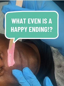 163K views · 2.4K reactions | What even is a happy ending? 樂 Let’s talk about it while we do this man’s lip and chin wax using Plumeria by Black Coral Wax 勺勺 Remember, if you don’t feel comfortable doing something, you don’t have to do it! #fyp #estheticianlife | Waxing Queen | Facebook