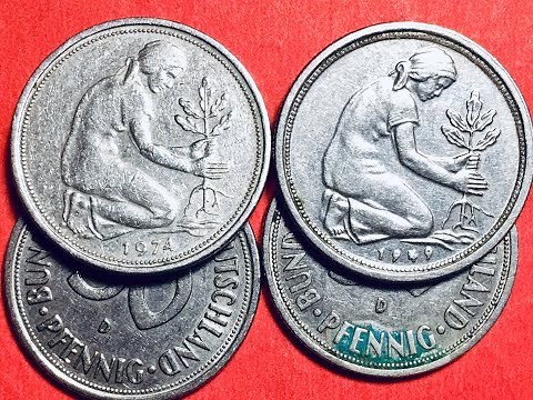 Germany 50 Pfennig 1974 -1949