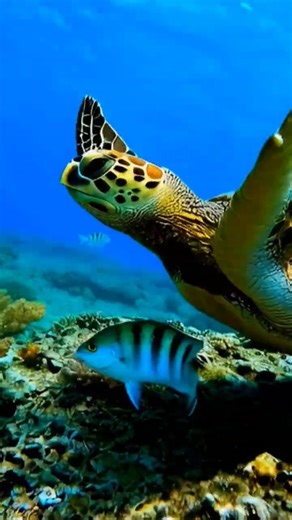 UNDERWATER JOURNEY WİTH SEA TURTLES |🐢💚🌊🩵PART 2