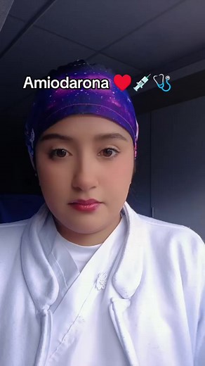 Amiodarona ♥️💉 Enfermería Intensiva ✨Cuidados Críticos y Urgencias #parati #nursing #fyp #viral #foryoupage