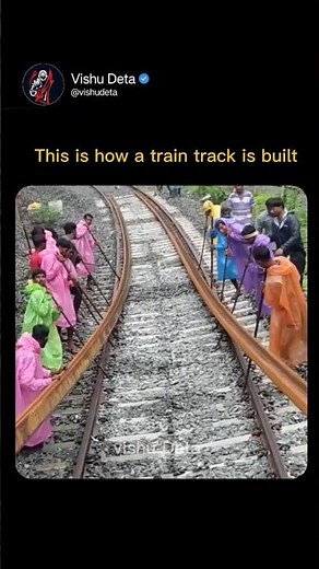 🚆 This is How Train Tracks are Built! 🛤️ | Railway Engineering Explained