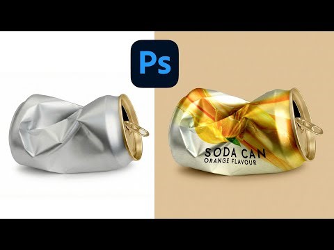 Apply Design on Can Mockup in Photoshop | Realistic Subject Mockup Tutorial (Easy Method)