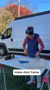 Peek a boo door! #vanelectrical #vangirl #vanbuild #diy #rvliving 📸 : @vanlifegal | Full-Time RV Life