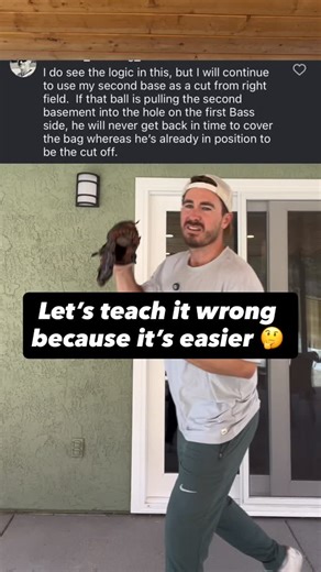 Coach Dex | Baseball Defense & Offense Situations on Instagram: "Still coaching that the 2B is the cut to third base 🤯 On routine fly balls and basehit with a play at the third the SS is always the cut to third. Just because the 2B might go to make a play doesn’t mean he becomes the cut. That’s too short of a throw. Even if the 2B goes to make a play the SS can still cut it and prevent the batter runner from going to second. This also keeps teaching cutoffs simple to younger players as it’s alw
