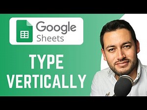 How To Type Vertically in Google Sheets | Write Vertically | Google Sheets Tutorial