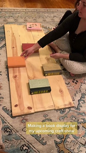 Vintage Book Display for Craft Fair Booth