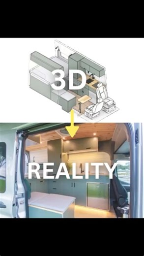 From 3D to Reality 🚐✨ | Redpoint Custom Van Builds #campervans #vanlifevoyages #vanbuild #vanlife