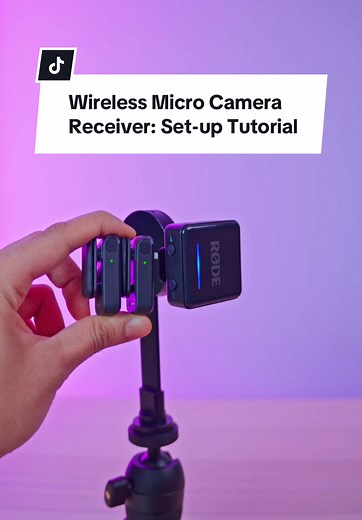 Setup Guide for RØDE Wireless Micro Camera Receiver